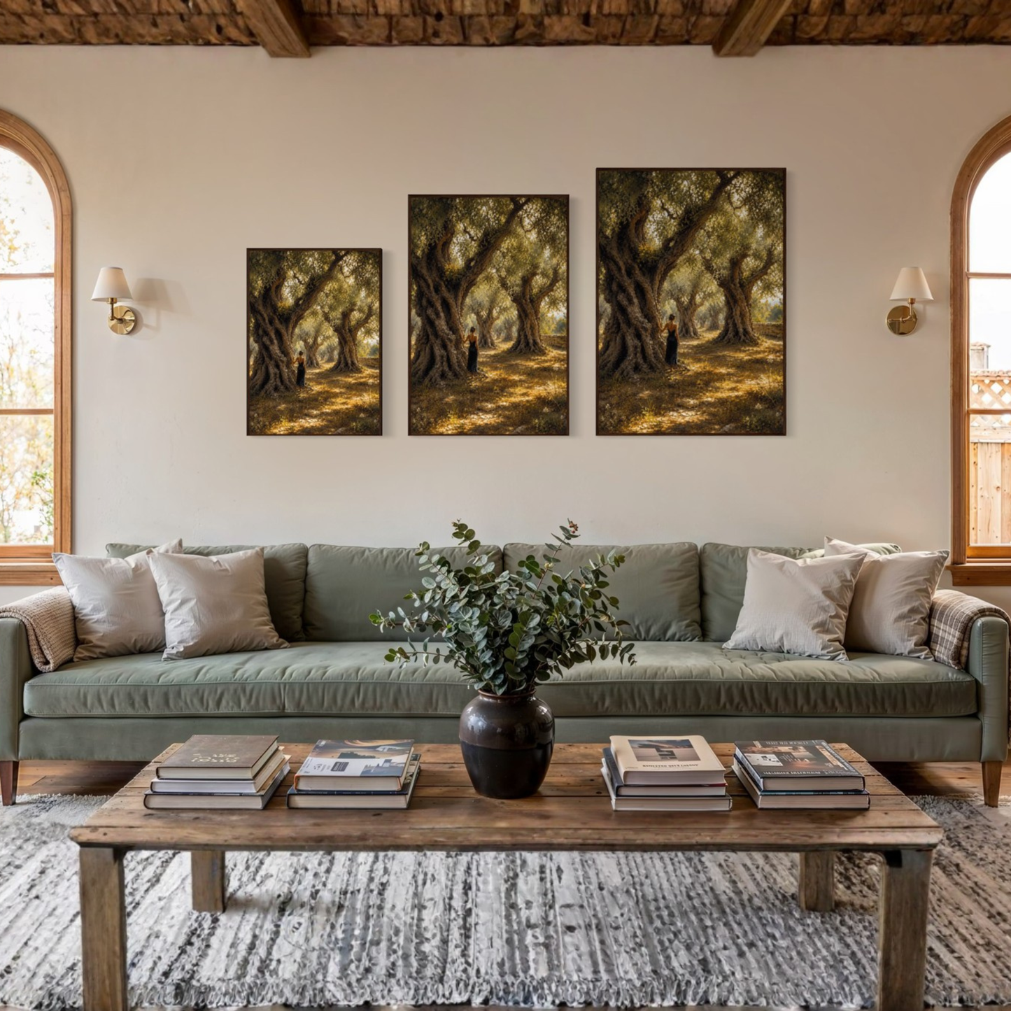 MEDITERRANEAN STUDIES — Rooted, Framed Art Print