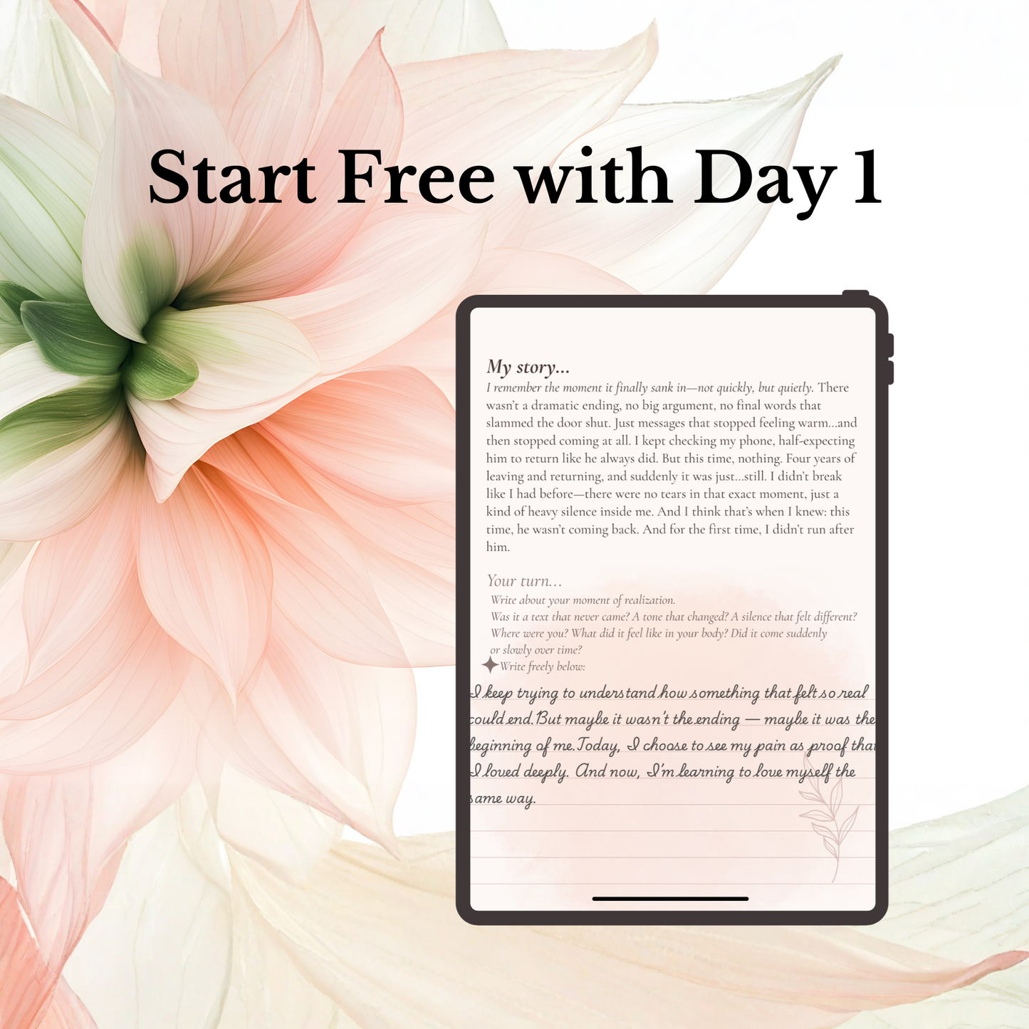 I Wasn’t His Forever — But I Will Be My Own ✨ 30 Days to Fall Back in Love With Myself After Heartbreak - LunarHeartCo