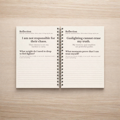 Survive a Narcissist — A Guided Recovery Workbook for Self-Trust, Boundaries & Emotional Freedom - LunarHeartCo