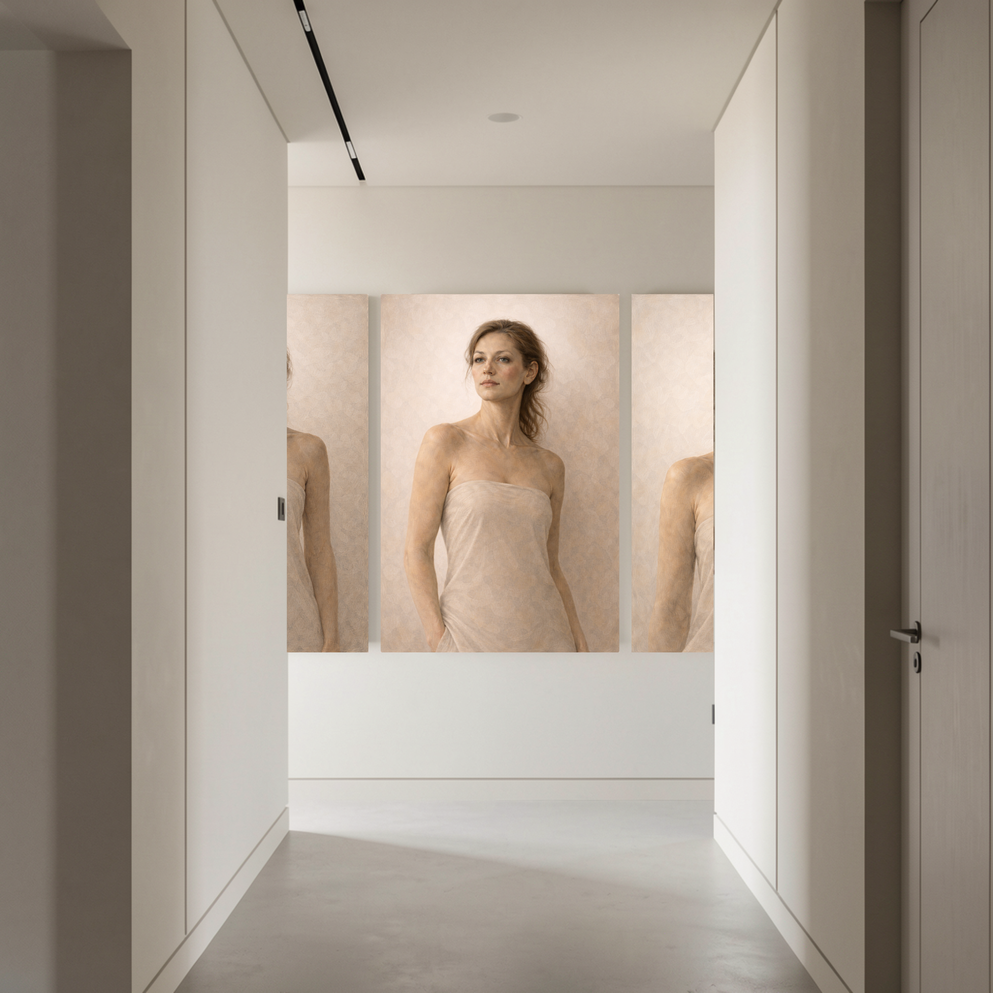 ASCENT — Complete 3-Piece Contemporary Figurative Canvas Series - LunarHeartCo