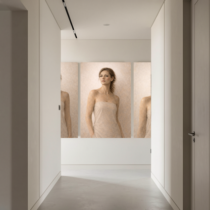 ASCENT — Complete 3-Piece Contemporary Figurative Canvas Series - LunarHeartCo