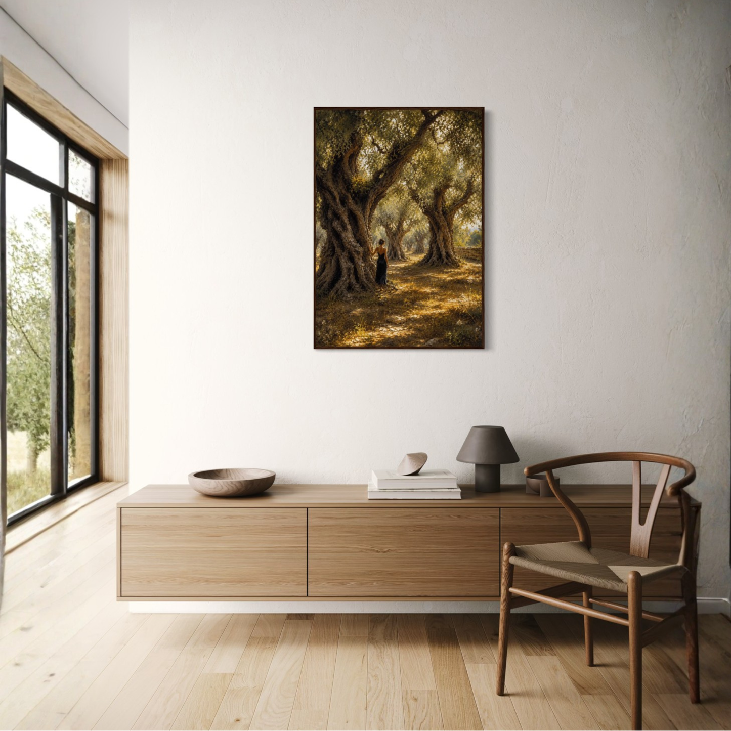 MEDITERRANEAN STUDIES — Rooted, Framed Art Print