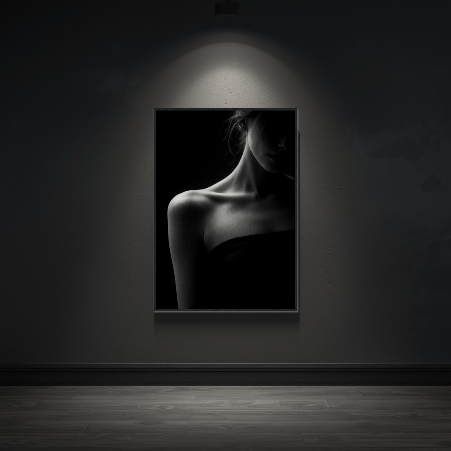Framed fine art print "Muse II — Proximity" by LunarHeartCo, featuring abstract artistic design in a sleek wall art display.