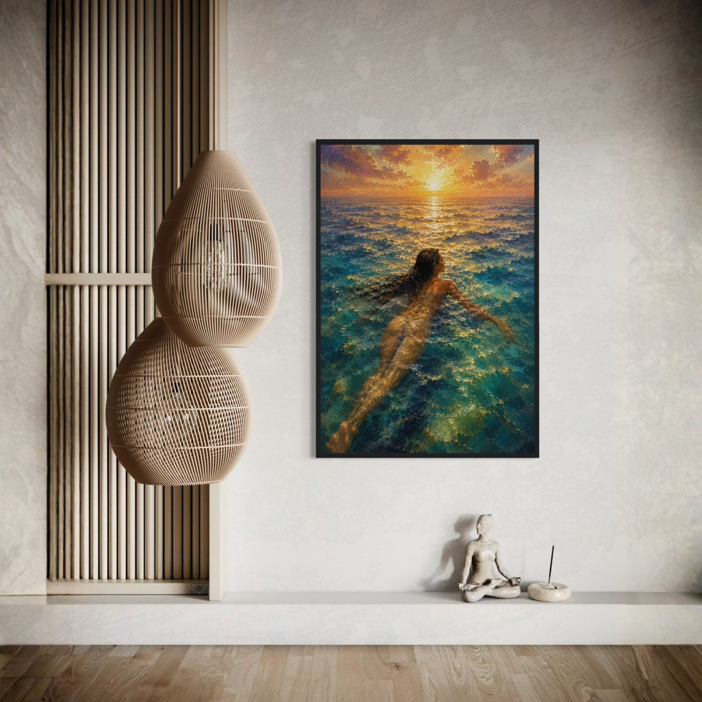 MEDITERRANEAN STUDIES — The Current, Framed Art Print