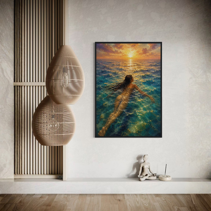 MEDITERRANEAN STUDIES — The Current, Framed Art Print