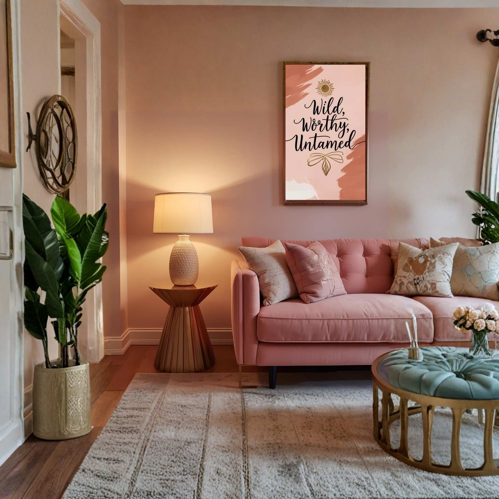 Poster - Wild, Worthy, Untamed - LunarHeartCo