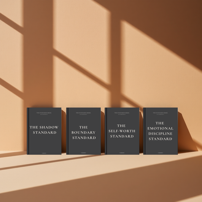 LunarHeartCo Standards Series Core Collection workbook with perfect bound binding, featuring a clean cover design and internal pages.