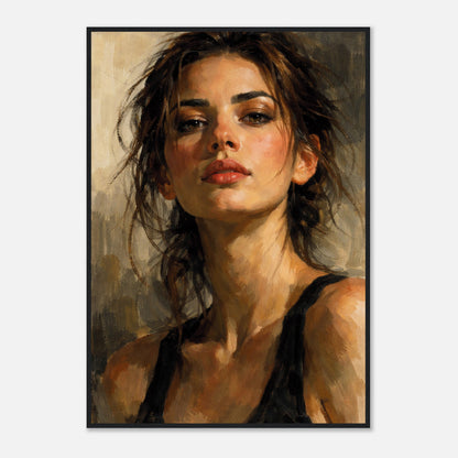 FIGURE STUDY II — Tension, Framed Art Print
