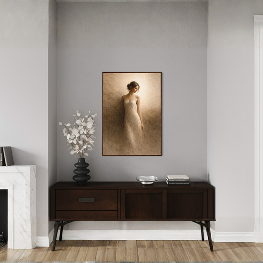 LunarHeartCo Threshold II Passage framed art print featuring abstract design in a sleek frame, ideal for modern home decor.