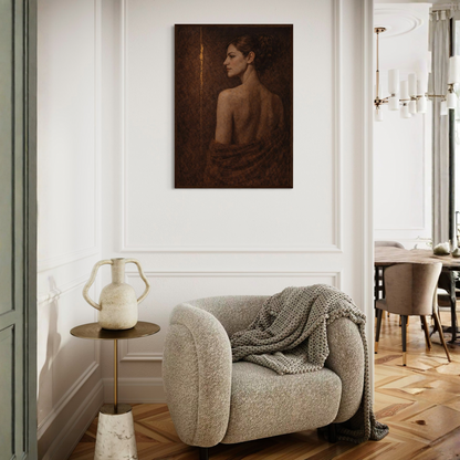 Framed Fault Line III — Integration art print by LunarHeartCo showing abstract, textured artwork in a modern frame.
