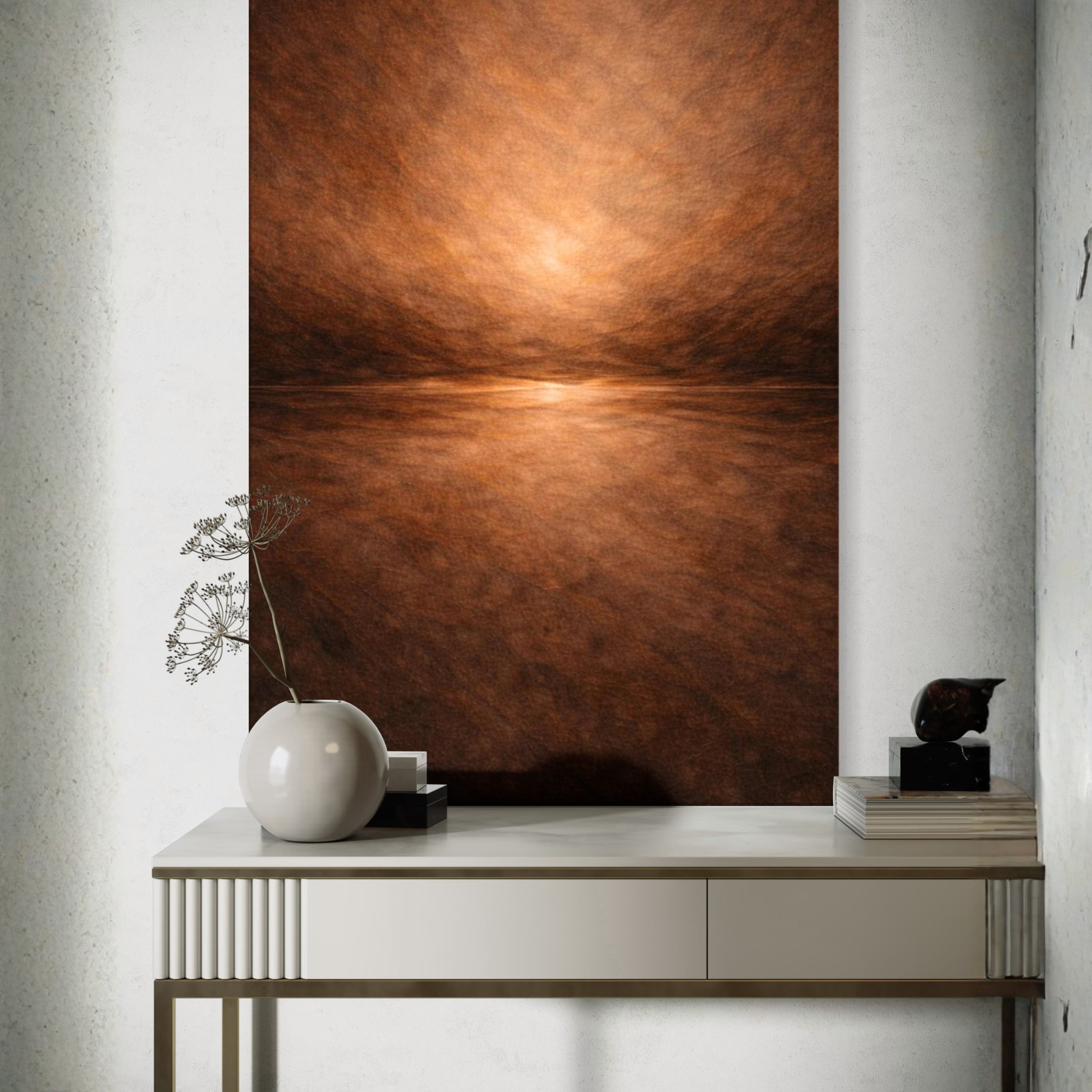 Horizontal canvas art print titled SEAM II by LunarHeartCo featuring abstract design with textured surface.