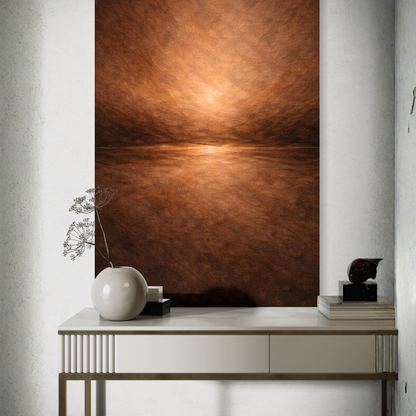 Horizontal canvas art print titled SEAM II by LunarHeartCo featuring abstract design with textured surface.