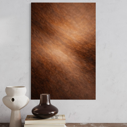 Diagonal Drift canvas art by LunarHeartCo featuring abstract, diagonal brushstrokes in muted tones for modern wall decor.