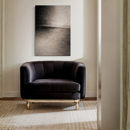 Horizontal convergence canvas art from LunarHeartCo's Divide III series featuring abstract geometric design.