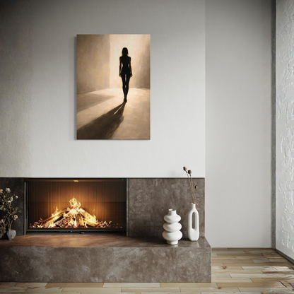 Soft convergence canvas art titled LIGHT STUDY I by LunarHeartCo showing abstract, pastel-colored geometric shapes on textured canvas.