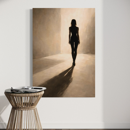 Soft convergence canvas art titled LIGHT STUDY I by LunarHeartCo featuring abstract, colorful design on textured canvas background.