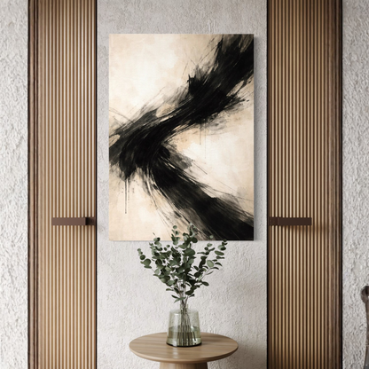 Colorful AXIS II Counterforce canvas art by LunarHeartCo featuring abstract geometric shapes on a vibrant canvas background.