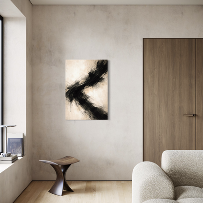 LunarHeartCo AXIS II Counterforce canvas art featuring abstract geometric design in vibrant colors on canvas background.