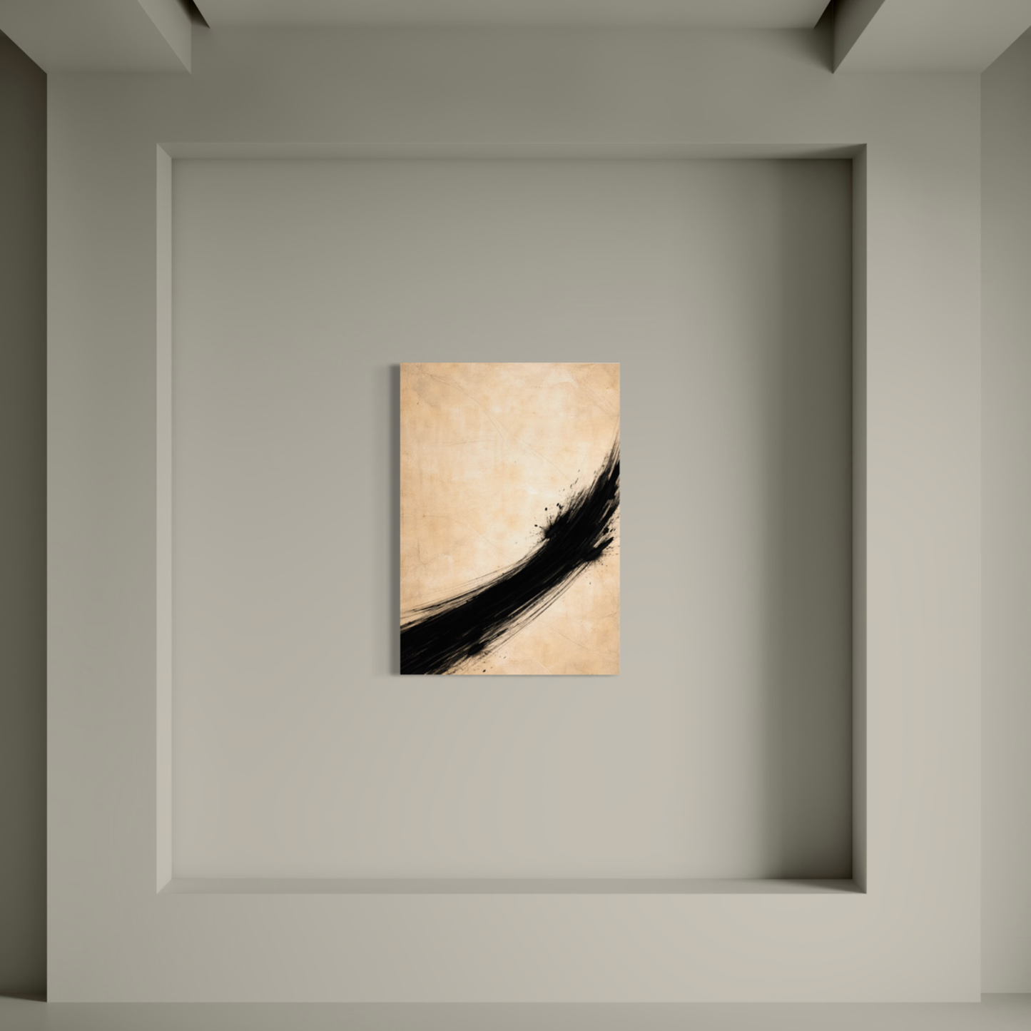 LunarHeartCo VECTOR I Rise canvas art featuring abstract design with vibrant colors on textured canvas.
