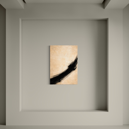 LunarHeartCo VECTOR I Rise canvas art featuring abstract design with vibrant colors on textured canvas.