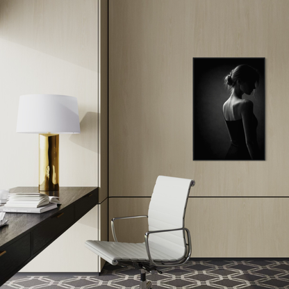 Framed Muse III distance-themed editorial fine art print by LunarHeartCo, showcasing abstract, artistic wall art for modern interiors.