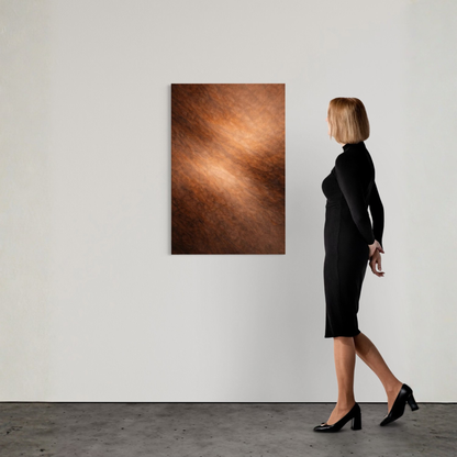 Diagonal Drift canvas art by LunarHeartCo featuring abstract geometric design in cool tones on high-quality art canvas.