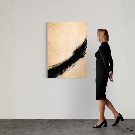 LunarHeartCo VECTOR I Rise canvas art featuring a vibrant, abstract design on high-quality stretched canvas.