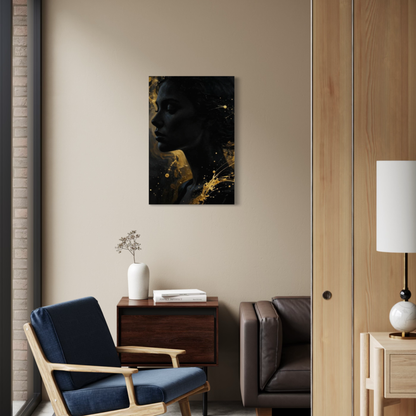 Emergence Canvas art by LunarHeartCo, featuring abstract design with vibrant colors and textured surface on high-quality canvas.