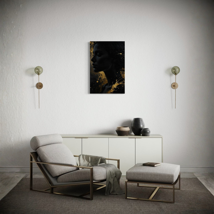 Emergence Canvas by LunarHeartCo featuring abstract design with vibrant colors on a high-quality canvas art piece.