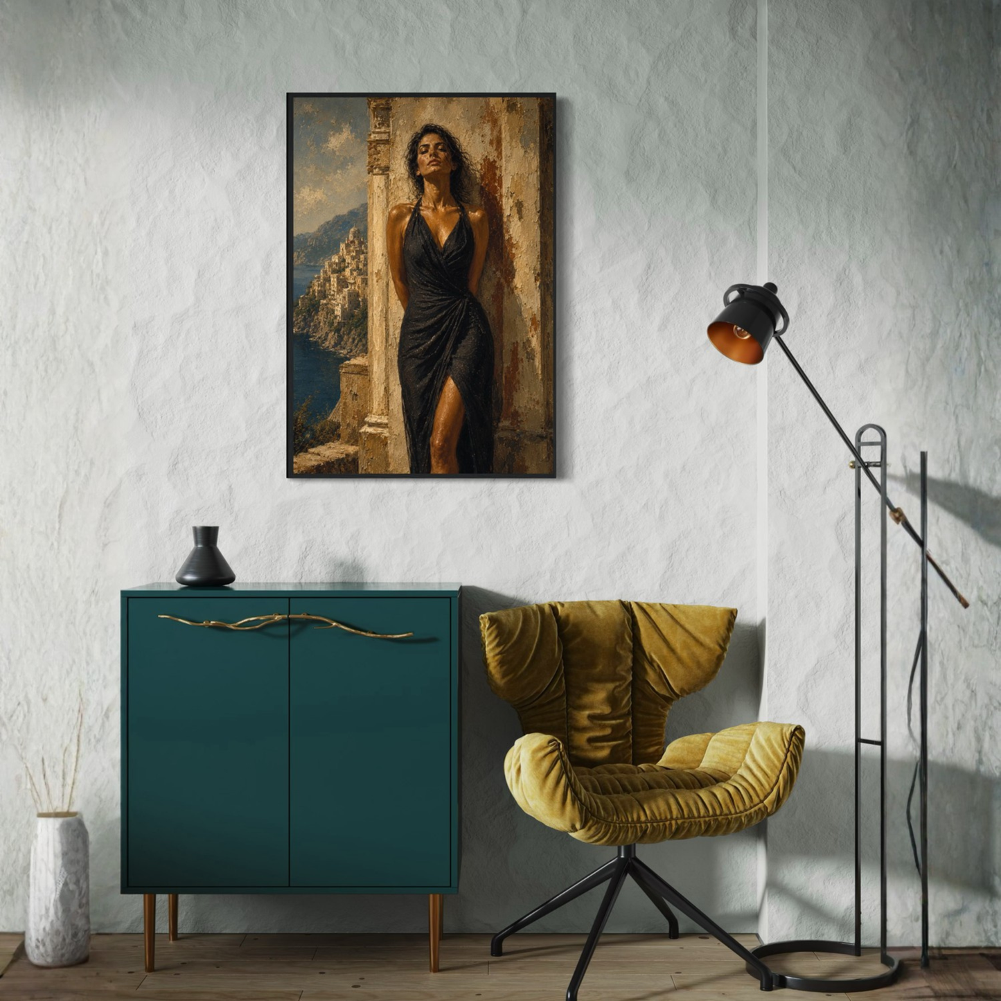 MEDITERRANEAN STUDIES — Salt & Stone , Framed Art Print