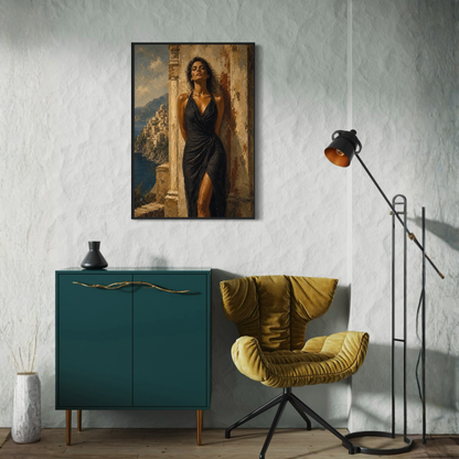 MEDITERRANEAN STUDIES — Salt & Stone , Framed Art Print