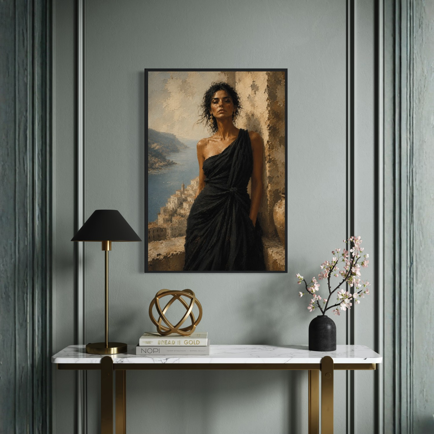 MEDITERRANEAN STUDIES — Last Light, Framed Art Print
