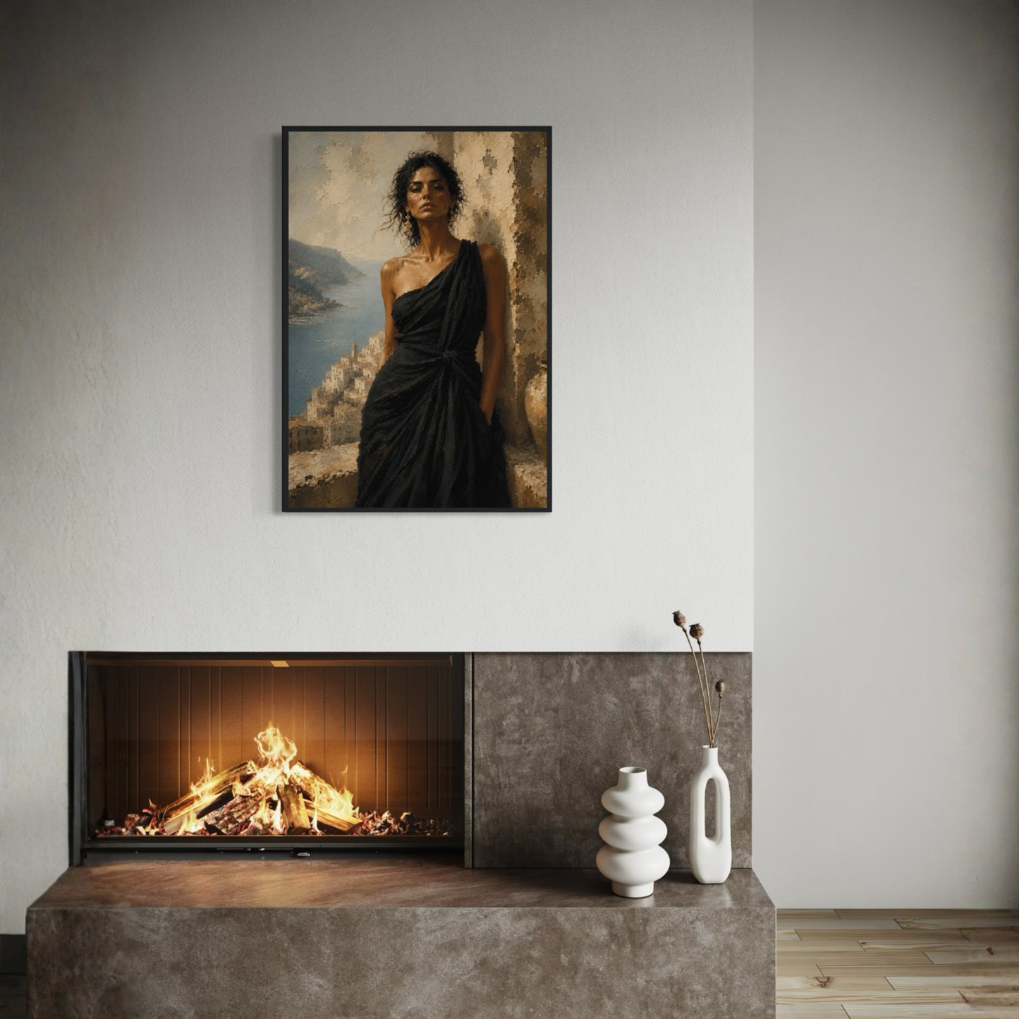 MEDITERRANEAN STUDIES — Last Light, Framed Art Print