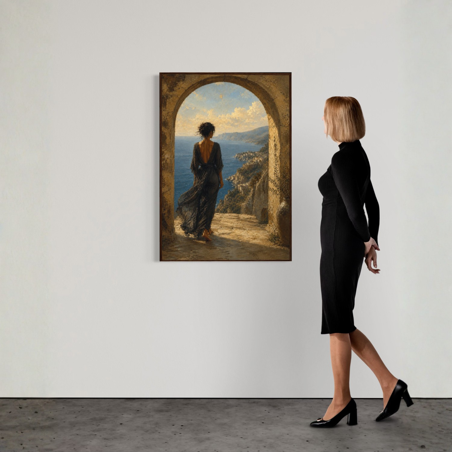 MEDITERRANEAN STUDIES — Horizon, Framed Art Print