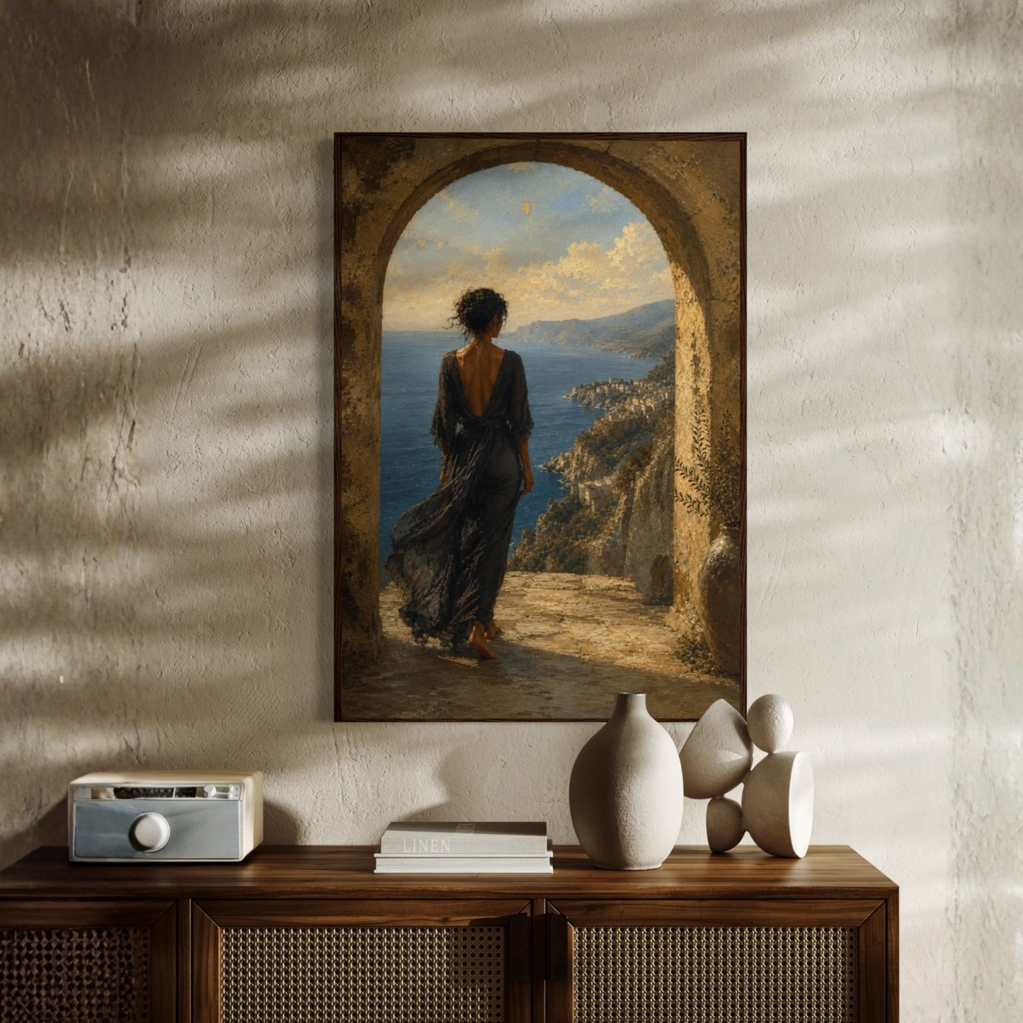 MEDITERRANEAN STUDIES — Horizon, Framed Art Print