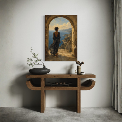 MEDITERRANEAN STUDIES — Horizon, Framed Art Print