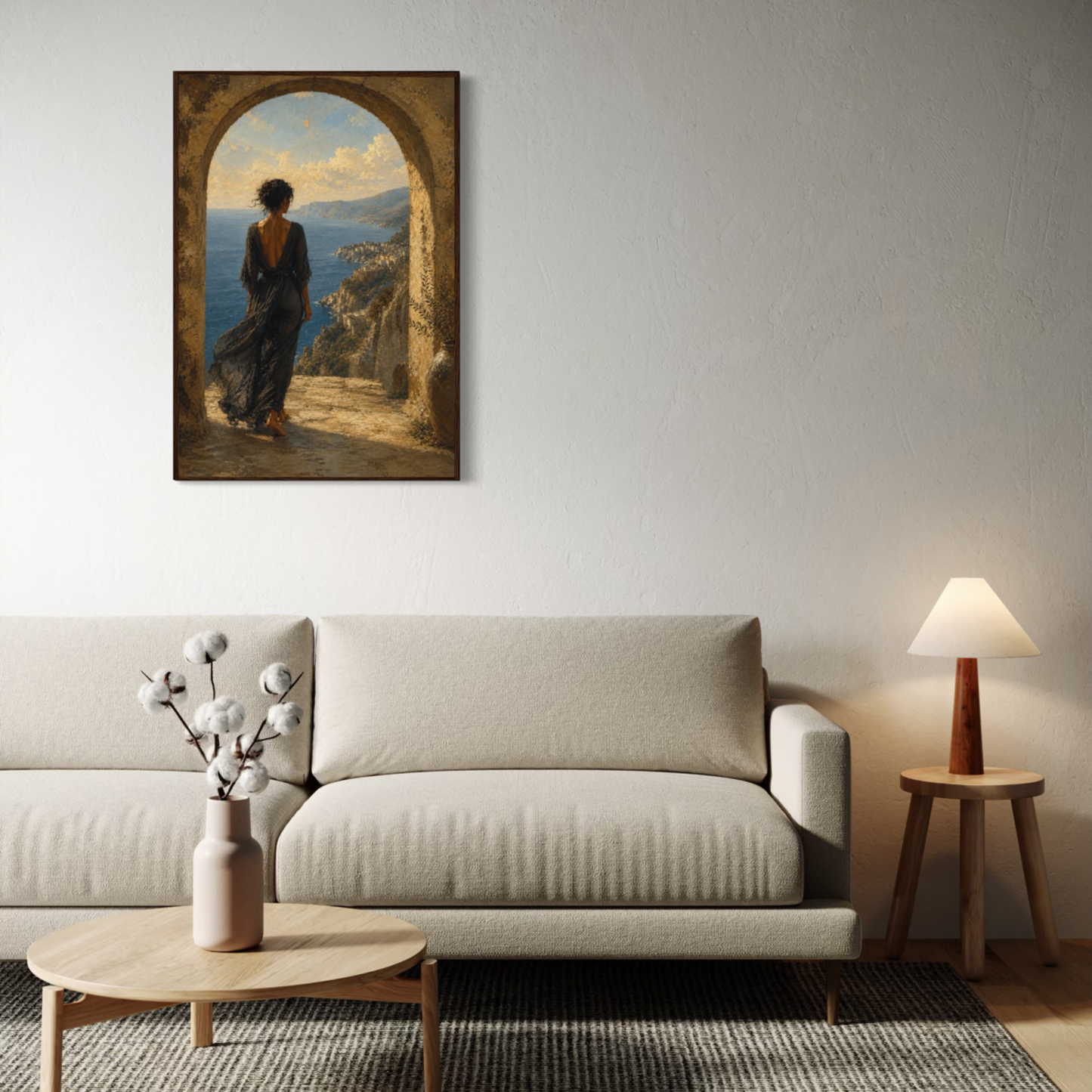 MEDITERRANEAN STUDIES — Horizon, Framed Art Print