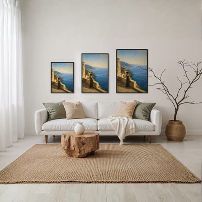 MEDITERRANEAN STUDIES — Still Water, Framed Art Print