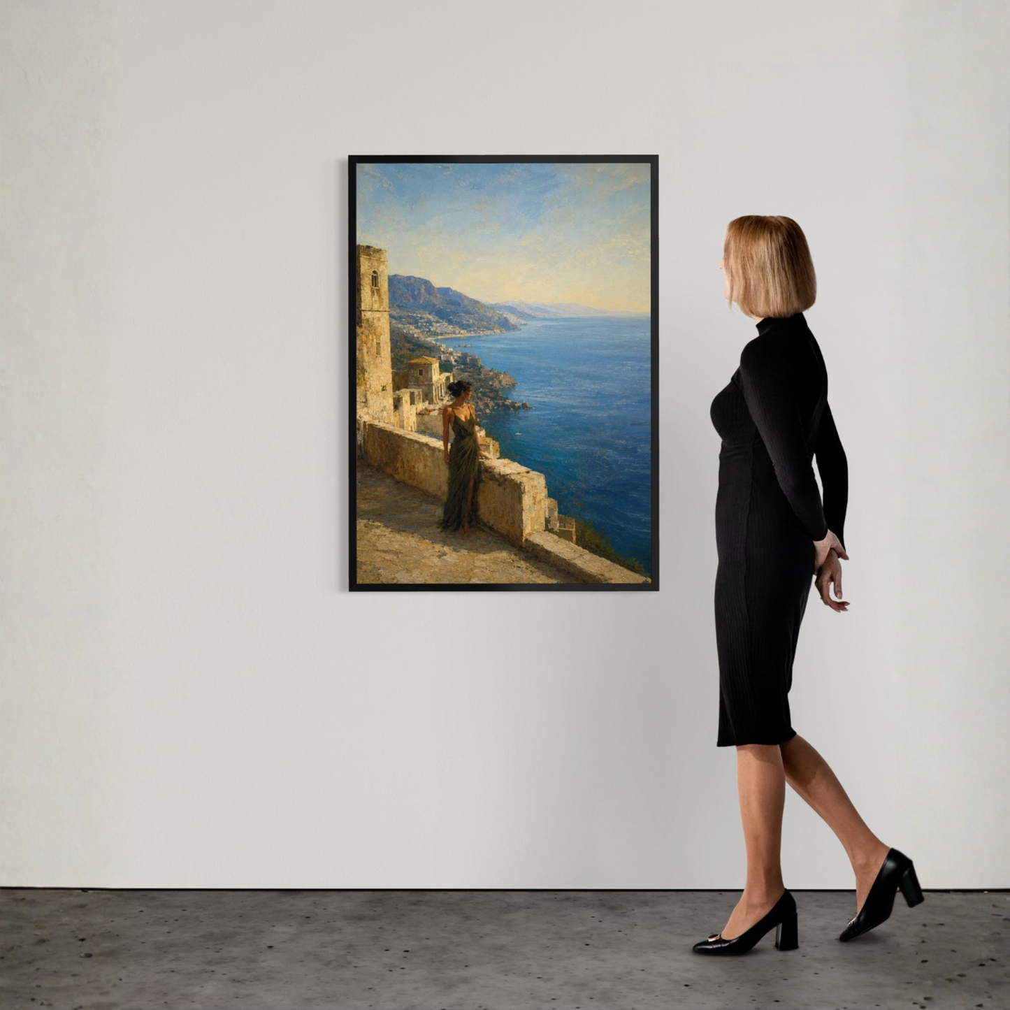 MEDITERRANEAN STUDIES — Still Water, Framed Art Print