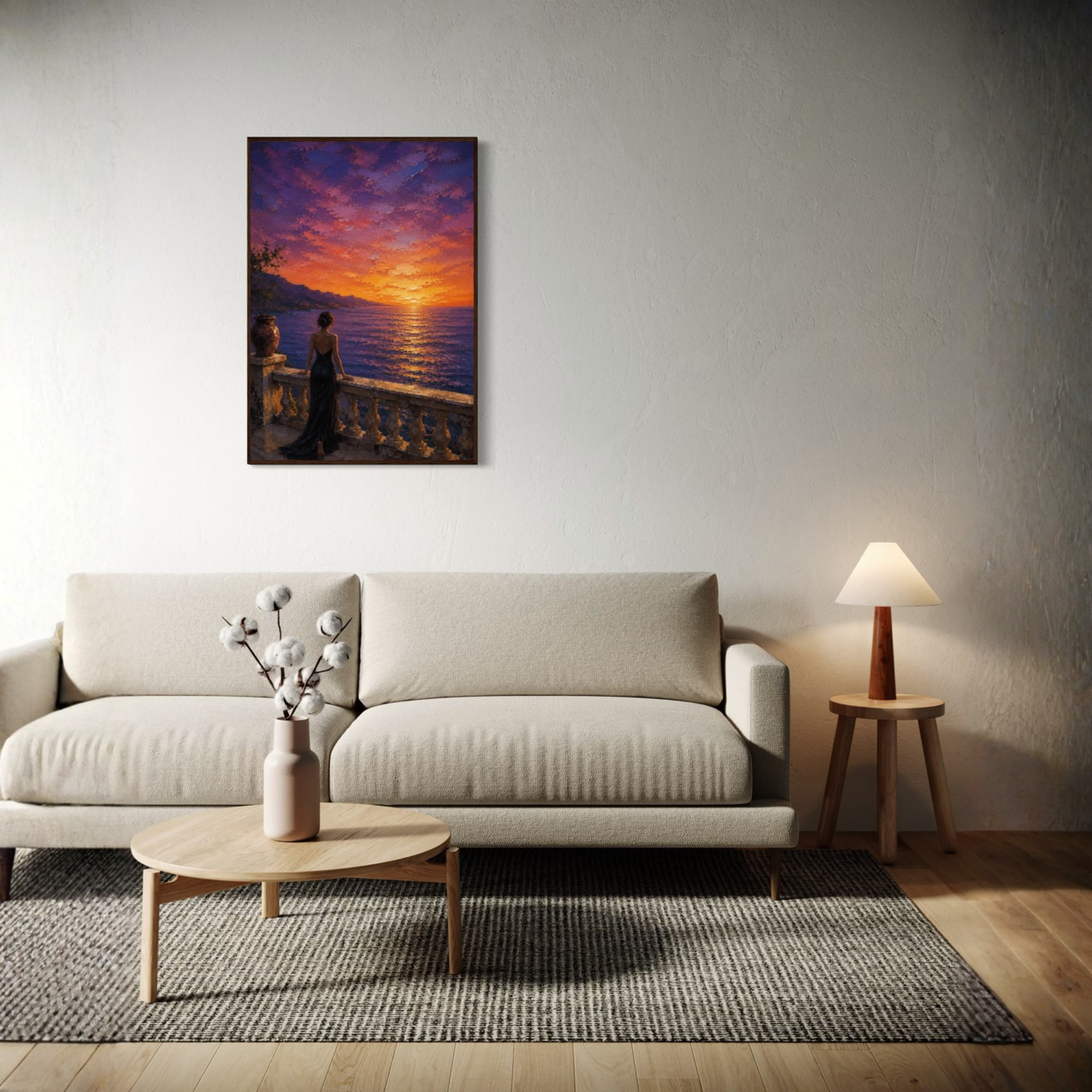 MEDITERRANEAN STUDIES — Afterglow, Framed Art Print
