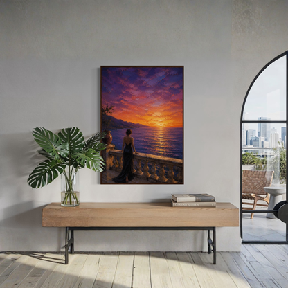 MEDITERRANEAN STUDIES — Afterglow, Framed Art Print