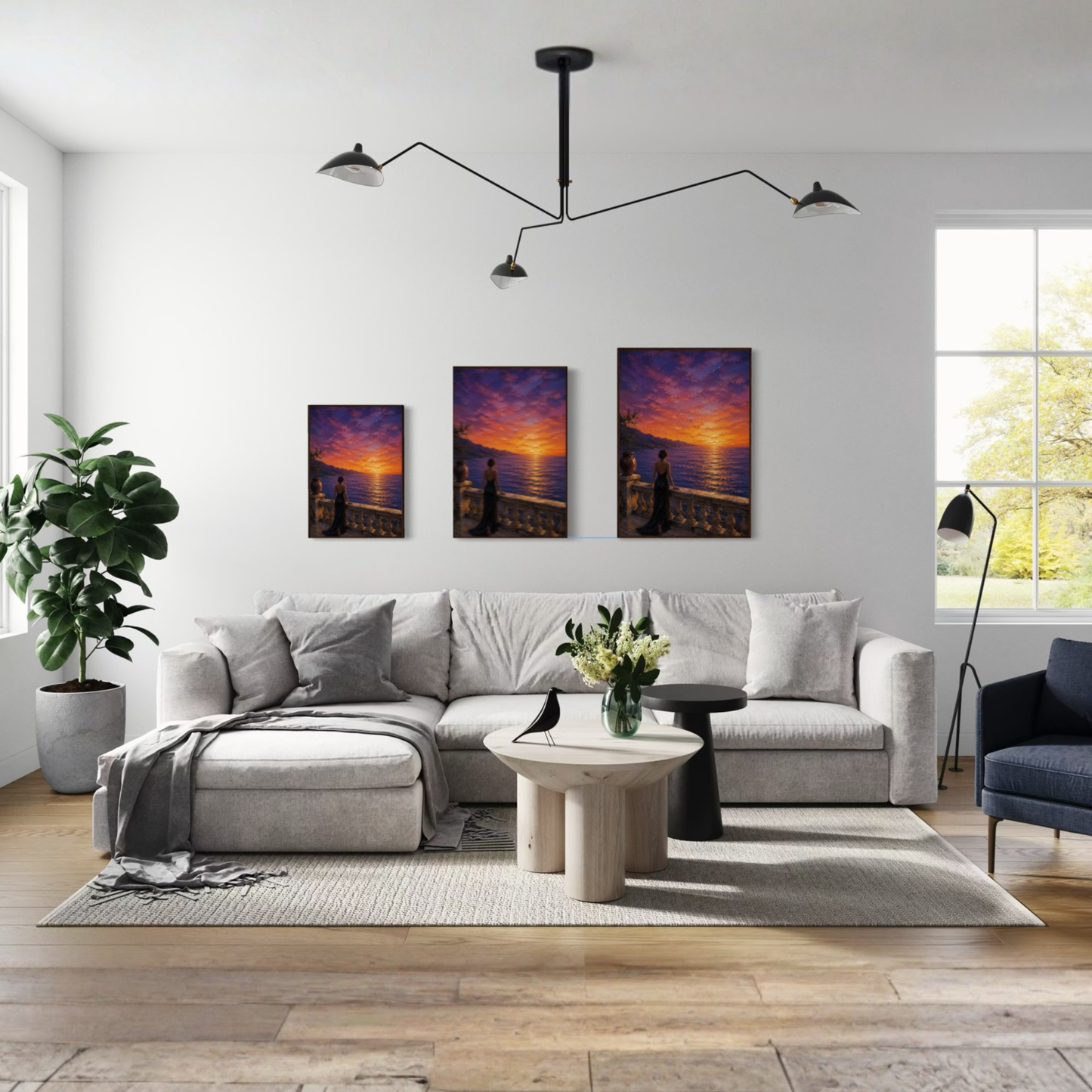 MEDITERRANEAN STUDIES — Afterglow, Framed Art Print