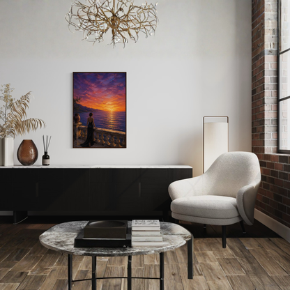 MEDITERRANEAN STUDIES — Afterglow, Framed Art Print