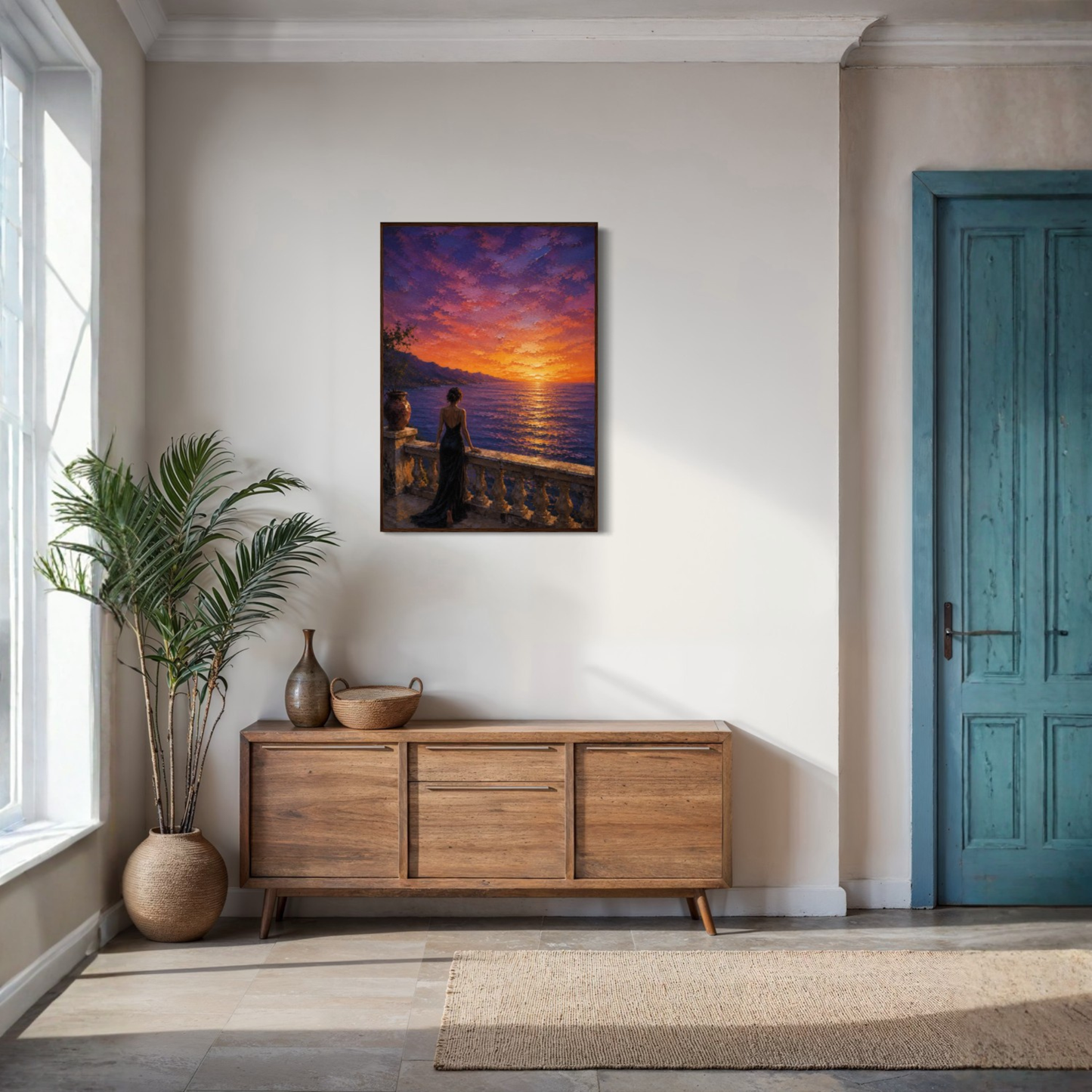 MEDITERRANEAN STUDIES — Afterglow, Framed Art Print