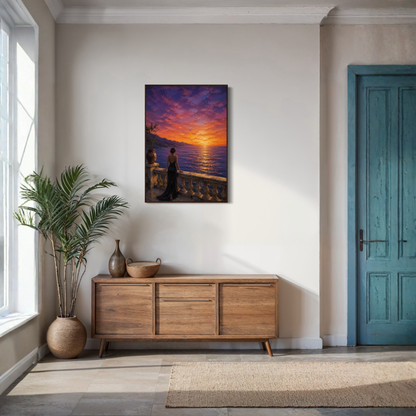 MEDITERRANEAN STUDIES — Afterglow, Framed Art Print