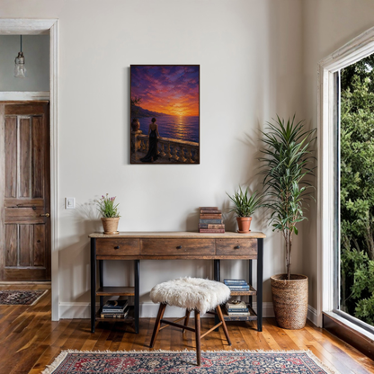 MEDITERRANEAN STUDIES — Afterglow, Framed Art Print