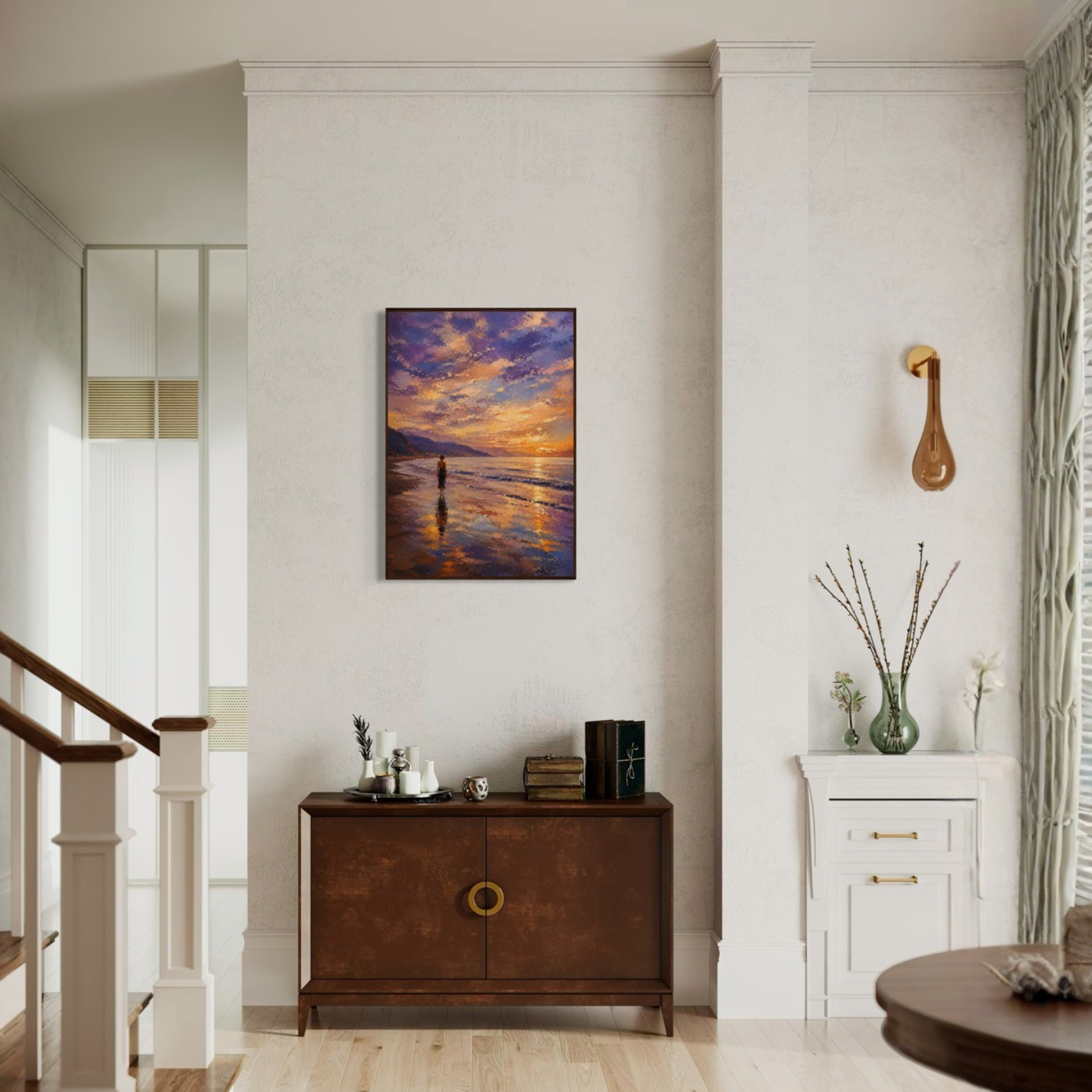 MEDITERRANEAN STUDIES — The Shore, Framed Art Print
