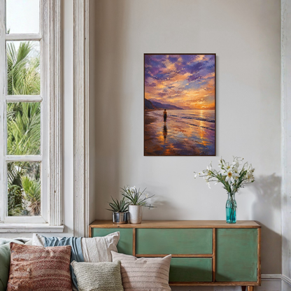 MEDITERRANEAN STUDIES — The Shore, Framed Art Print