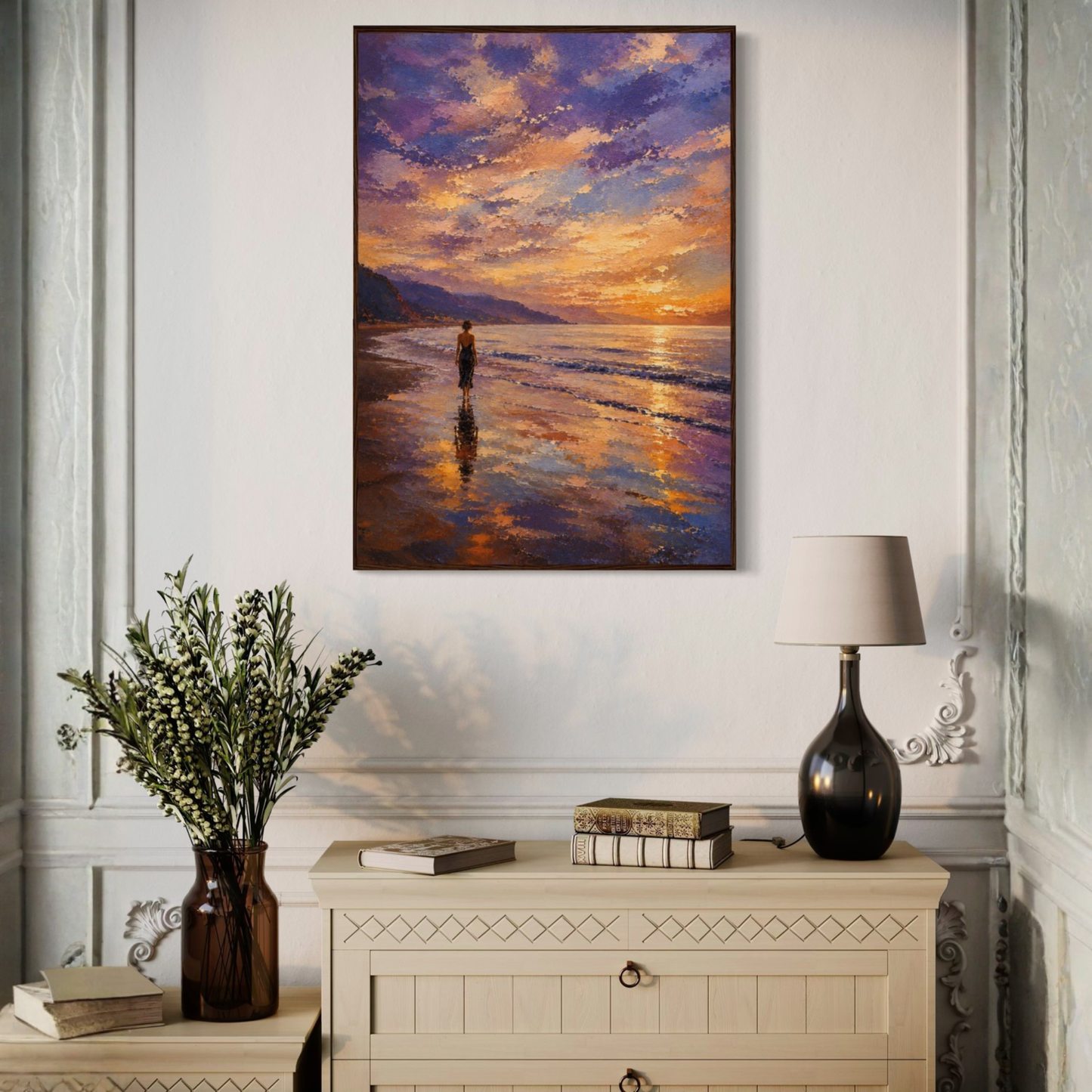 MEDITERRANEAN STUDIES — The Shore, Framed Art Print