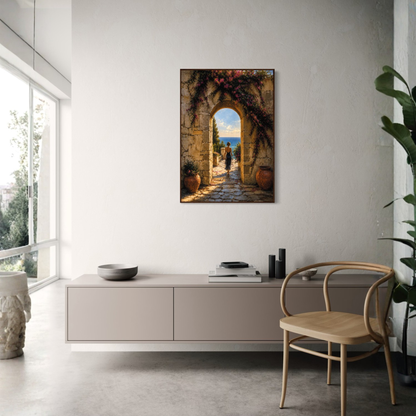 MEDITERRANEAN STUDIES — The Arch, Framed Art Print